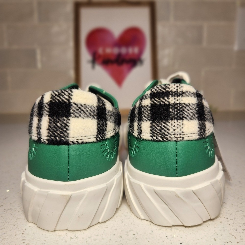 New Women's Desigual Leather Geometric Street Galactic Laced-up Sneakers, Size 8 - Picture 3 of 6